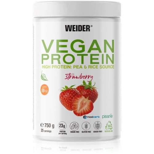 Vegan Protein Erbsenprotein Geschmack Strawberry 750 g - Weider - Modalova