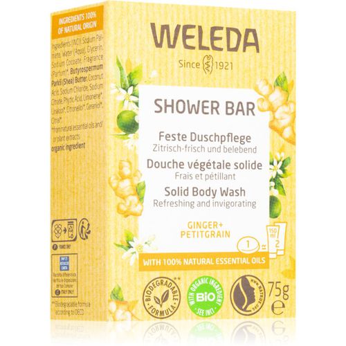 Shower Bar Ginger jabón sólido con jengibre 75 g - Weleda - Modalova