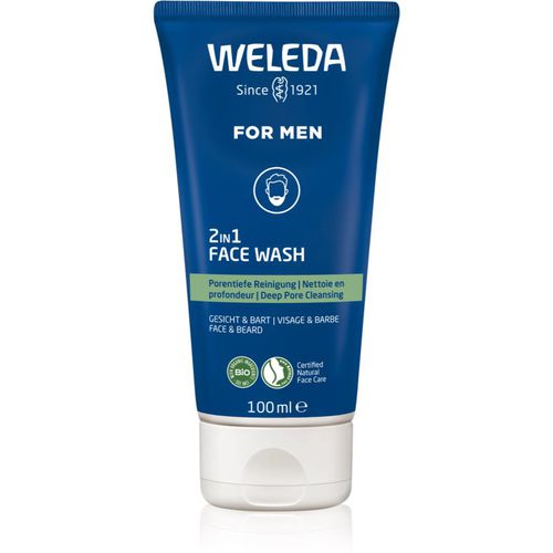 For Men 2v1 Reinigungsgel für Gesicht und Bart 100 ml - Weleda - Modalova