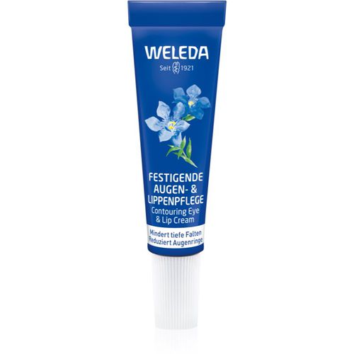 Blue Gentian & Edelweiss crema con efecto lifting para contorno de ojos y labios 10 ml - Weleda - Modalova