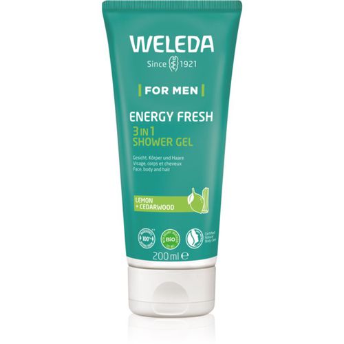 Energy Fresh 3in1 gel detergente 3 in 1 per capelli e corpo per uomo 200 ml - Weleda - Modalova