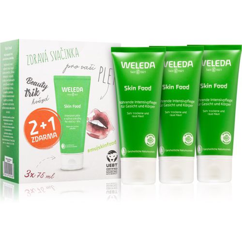 Skin Food crema nutritiva universal con hierbas para pieles muy secas 3x75 ml - Weleda - Modalova