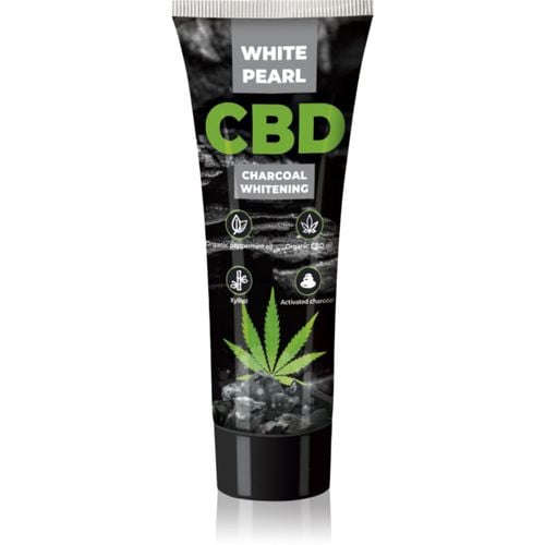 CBD Charcoal Whitening bleichende Zahnpasta mit Aktivkohle mit CBD 75 ml - White Pearl - Modalova