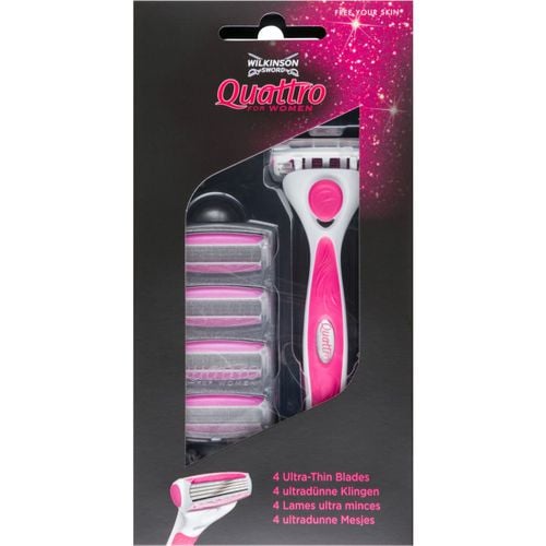 Quattro for Women Aloe & Vit. E rasoio + lamette di ricambio 1 pz - Wilkinson Sword - Modalova