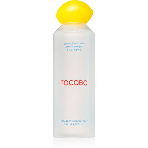 AHA BHA Lemon Toner lozione tonica illuminante per unificare il tono della pelle 150 ml - TOCOBO - Modalova