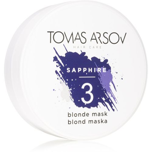 Sapphire Blonde Mask maschera neutralizzante naturale per capelli biondi e con mèches 100 ml - Tomas Arsov - Modalova