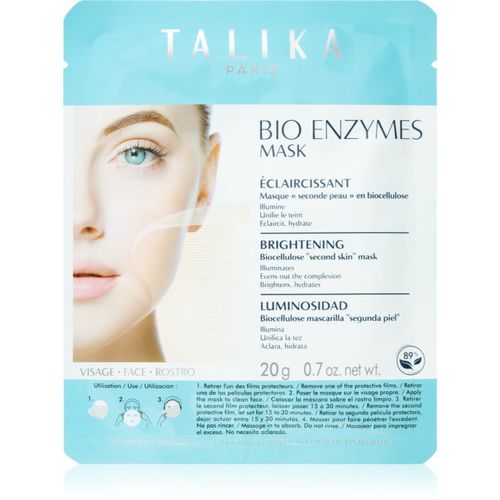 Bio Enzymes Mask Brightening mascarilla iluminadora en forma de hoja 20 g - Talika - Modalova