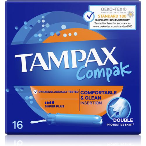 Compak Super Plus tamponi con applicatore 16 pz - Tampax - Modalova