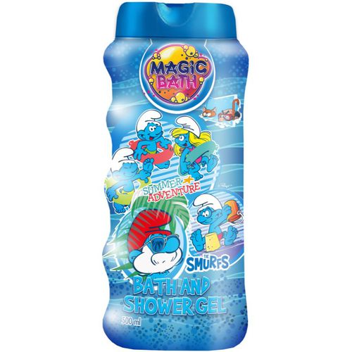 Magic Bath Bath & Shower Gel Dusch- und Badgel für Kinder 500 ml - The Smurfs - Modalova