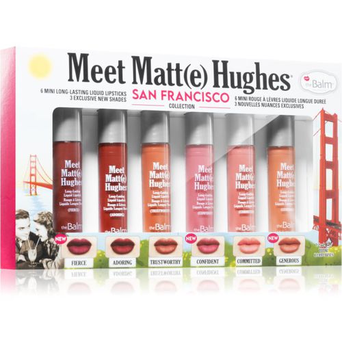 Meet Matt(e) Hughes Mini Kit San Francisco set di rossetto liquido per un effetto lunga durata - theBalm - Modalova