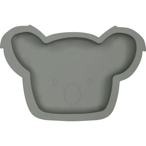 Silicone Plate Koala piatto Olive Gray 1 pz - Tryco - Modalova