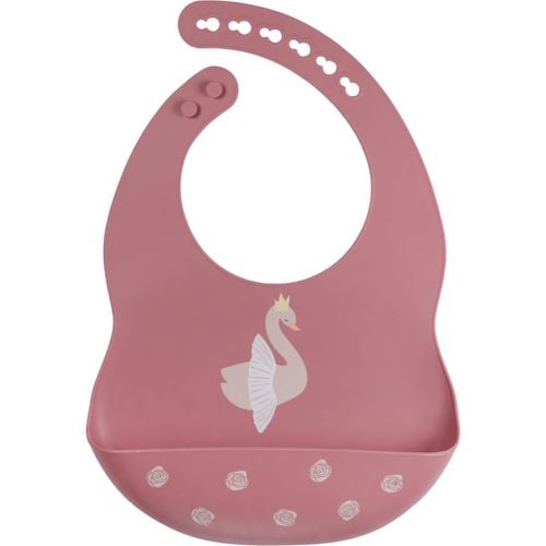 Silicone Bib babero Swan Dusty Rose 1 ud - Tryco - Modalova