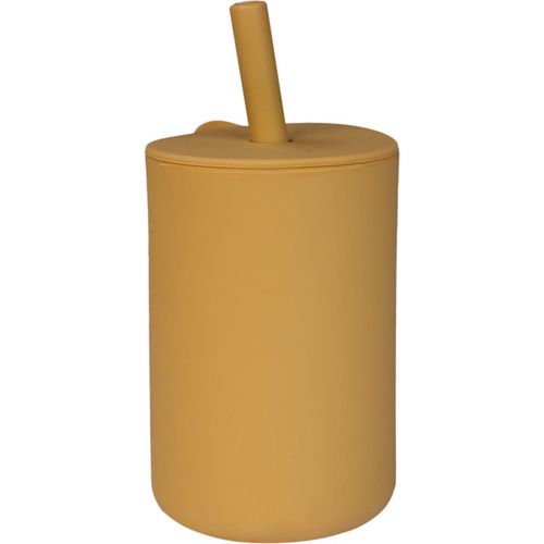 Silicone Cup and Straw taza con pajita Honey Gold 1 ud - Tryco - Modalova