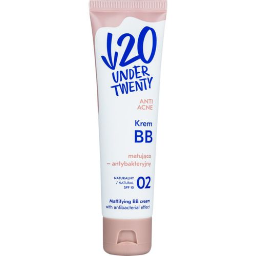 ANTI! ACNE BB cream opacizzante SPF 10 colore 02 Natural 60 ml - Under Twenty - Modalova