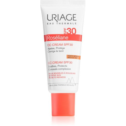 Roséliane CC Cream SPF 30 CC cream per pelli sensibili con tendenza all'arrossamento SPF 30 40 ml - Uriage - Modalova