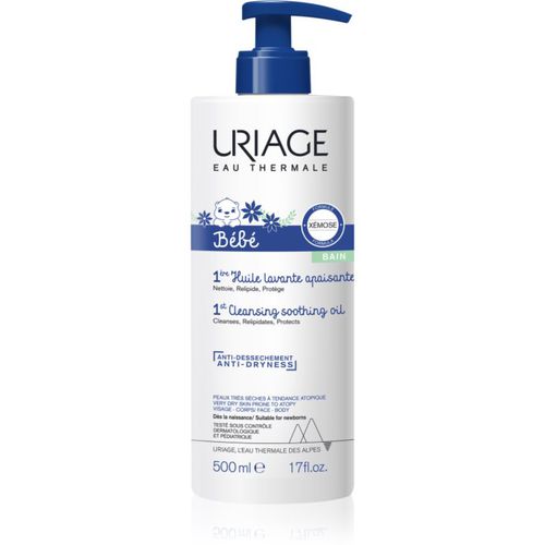 Bébé 1st Cleansing Soothing Oil aceite limpiador calmante para pieles secas y atópicas 500 ml - Uriage - Modalova