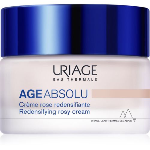 Age Absolu Redensifying Rosy Cream crema illuminante antirughe effetto lifting con acido ialuronico 50 ml - Uriage - Modalova