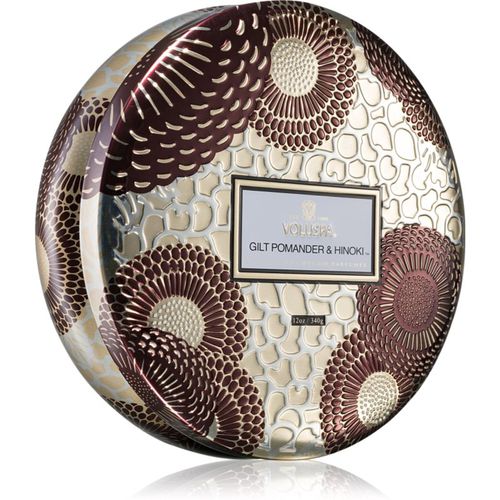 Japonica Holiday Gilt Pomander & Hinoki candela profumata in lattina 297 g - VOLUSPA - Modalova