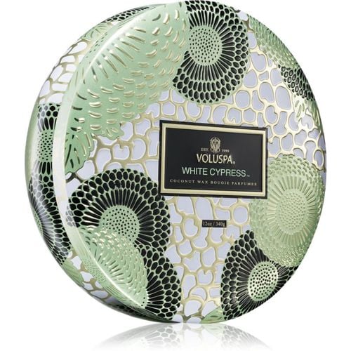 Japonica Holiday White Cypress vela perfumada en lata 340 g - VOLUSPA - Modalova