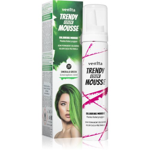 Trendy Color Mousse Schaumtönung ohne Ammoniak Farbton No. 37 - Emerald Green 75 ml - Venita - Modalova