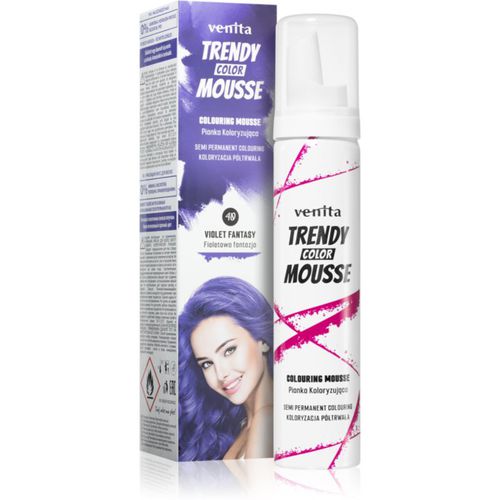 Trendy Color Mousse Schaumtönung ohne Ammoniak Farbton No. 40 - Violet Fantasy 75 ml - Venita - Modalova