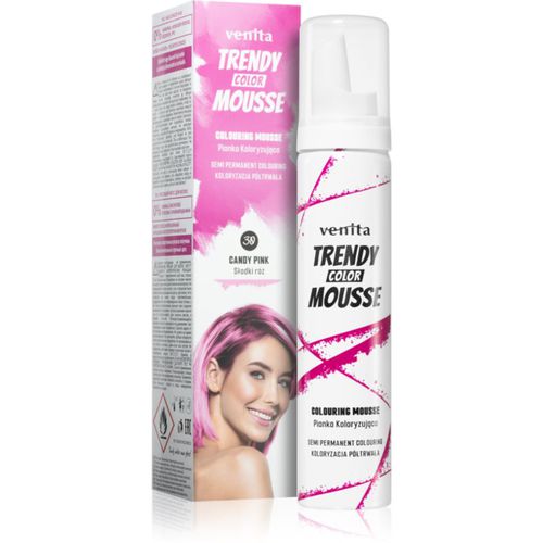 Trendy Color Mousse tinte en espuma sin amoníaco tono No. 30 - Candy Pink 75 ml - Venita - Modalova