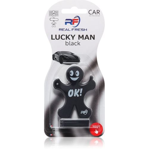 Real Fresh Lucky Man Black ambientador de coche para ventilación 1 ud - VINOVE - Modalova