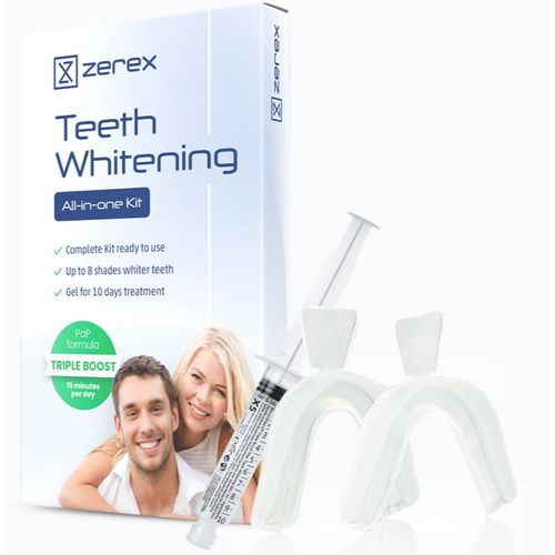 Teeth whitening All-in-one Kit set per uno sbiancamento delicato dei denti - zerex - Modalova