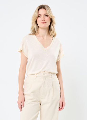 Vêtements VINOEL V-NECK S/S STITCH DETAIL TOP pour Accessoires - Vila - Modalova