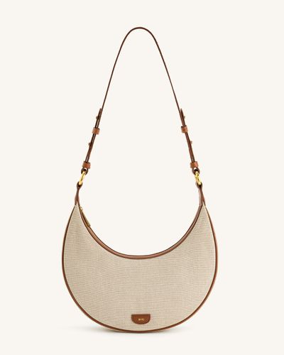 Borsa a tracolla in tela Carly - Beige - JW PEI - Modalova