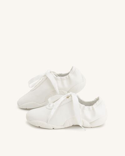 Flavia Ballerina Sneakers - Bianco - JW PEI - Modalova