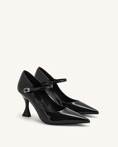 Thalina Patent Leather Pumps - Nero - JW PEI - Modalova