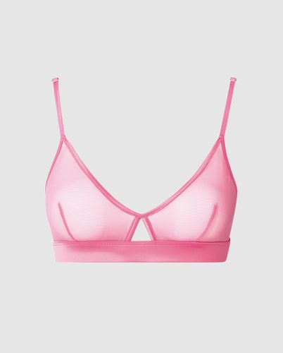 Mesh Cut-Out Triangle Bralette | Bralettes - Bralettes / Triangle Bralette - Polyamide - Understatement - Modalova