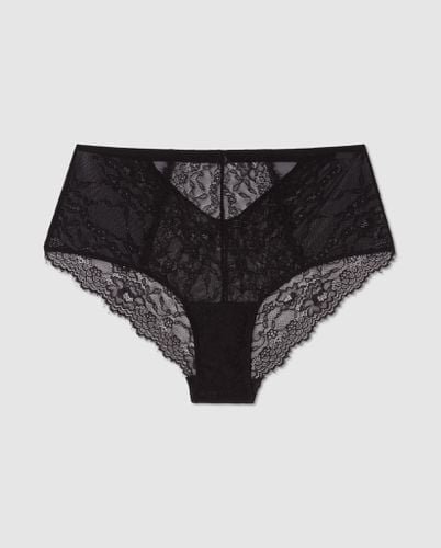 Lace Mesh Strappy Highwaist Briefs - | Panties - Panties / Highwaist Briefs - Understatement - Modalova