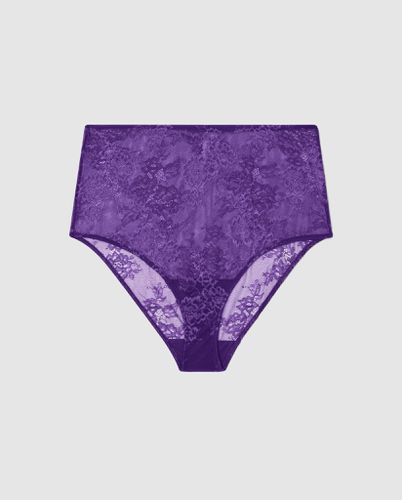 Floral Lace Highwaist Briefs | Panties - Panties / Highwaist Briefs - Understatement - Modalova