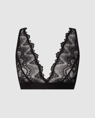 Lace Plunge Bralette | Bralettes - Bralettes / Plunge Bralette - Polyamide - Understatement - Modalova