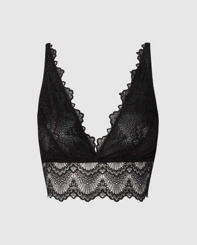 Lace Plunge Bralette Top - | Bralettes - Bralettes / Plunge Bralette Top - Understatement - Modalova