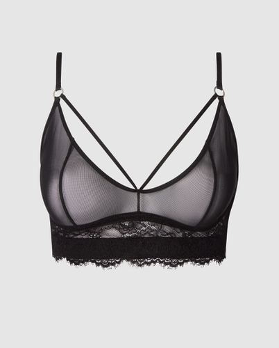 Lace Mesh Strappy Demi Bra | Bralettes - Bralettes / Triangle Bralette - Understatement - Modalova