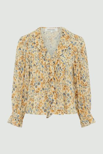 Chemise fleurie à volants - ABBY - Gerard Darel - Modalova