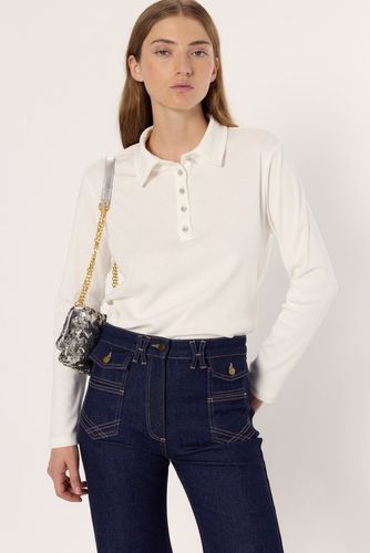 Polo en coton à strass - HANIA - Gerard Darel - Modalova