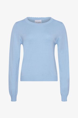 Ayla Knit Sweater Light Blue Mel - Noella - Modalova