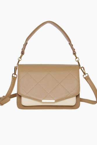 Blanca Multi Compartment Bag Taupe/Offwhite/Rose Mix - Noella - Modalova