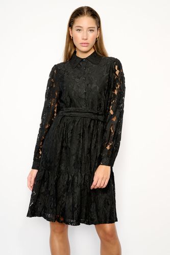 Pixi Shirt Dress Lace Black - Noella - Modalova