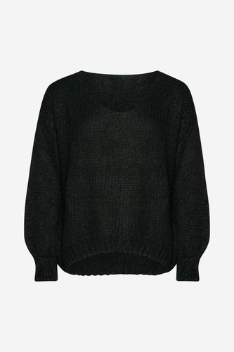 Fora Knit V-neck Sweater Black - Noella - Modalova