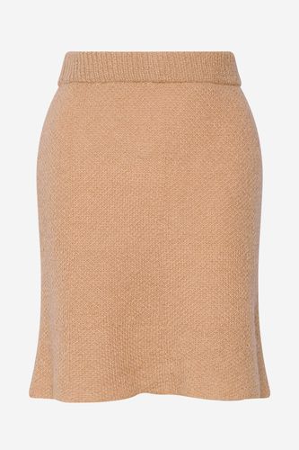 Kiana Knit Skirt Camel - Noella - Modalova