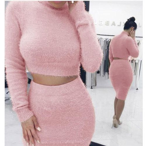 Women Sweater +Pencil Skirt Suit - musthaveskirts - Modalova