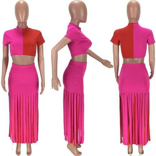 Summer Party Club Tops and Skirts 2 Two Piece - musthaveskirts - Modalova