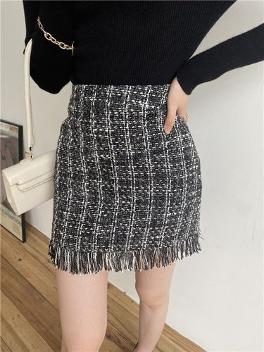 Women Woolen Mini Skirt - musthaveskirts - Modalova