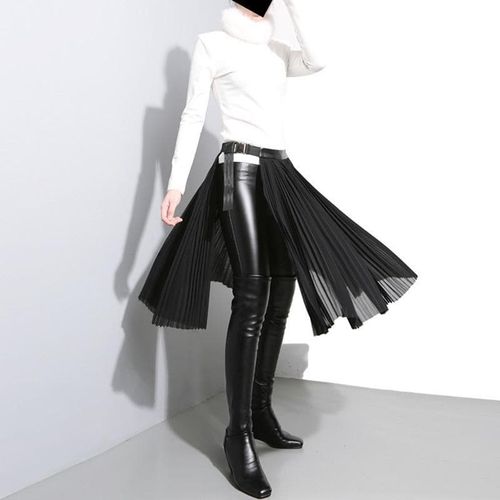 Loose Split Joint Half Body Skirt - musthaveskirts - Modalova