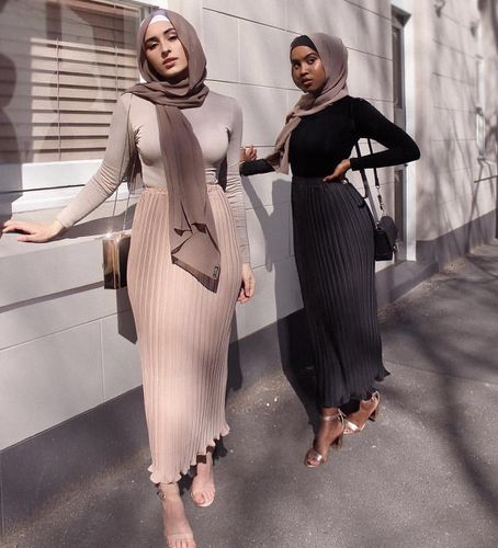 Women Muslim Pencil Long Skirt - musthaveskirts - Modalova